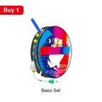 Arenzza automatic fishing line set with luminous float, accessories, pre-rigged for easy casting, suitable for beginners and anglers.