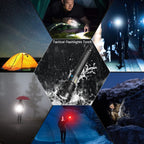 Arenzza tactical flashlight with high lumens, long size, rechargeable battery, suitable for outdoor sports and outdoor activities.