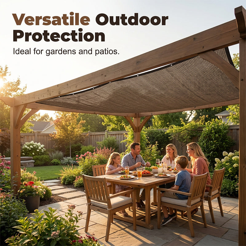 Arenzza UV-resistant woven sunshade in green, breathable and cooling for outdoor sports and outdoor activities.