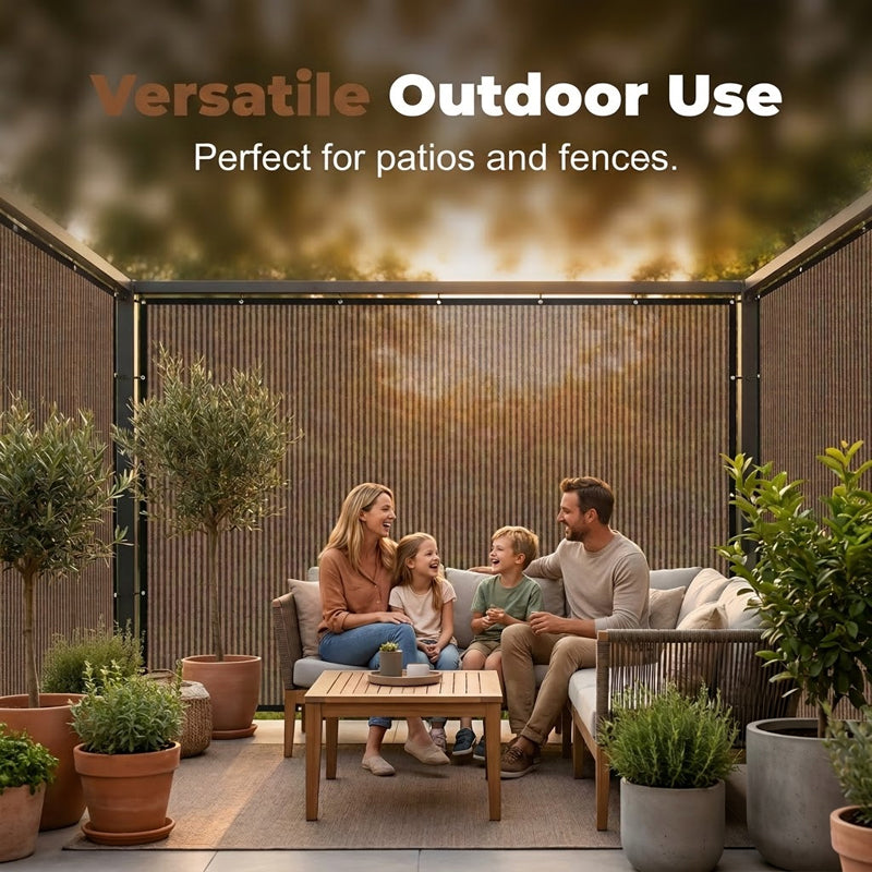 Arenzza UV-resistant woven sunshade in breathable fabric, providing cooling shade for outdoor sports and outdoor activities.