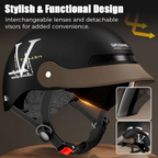 Arenzza breathable lightweight motorcycle helmet with crash-resistant design, featuring ventilation and sleek sports style.