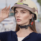 Arenzza breathable lightweight motorcycle helmet with crash-resistant design, featuring ventilation and sleek exterior in sports and outdoors setting.
