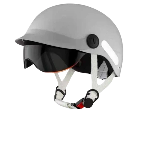 Arenzza breathable lightweight motorcycle helmet with crash-resistant design, featuring sleek ventilation and a secure chin strap.