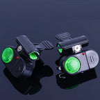 Arenzza fishing bite alarm with sound and LED light, compact outdoor fishing accessory for detecting bites in sports and outdoor activities.