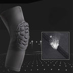 Arenzza knee and elbow pads for sports and outdoor activities, showing padded protective gear for knees and elbows in black and gray.