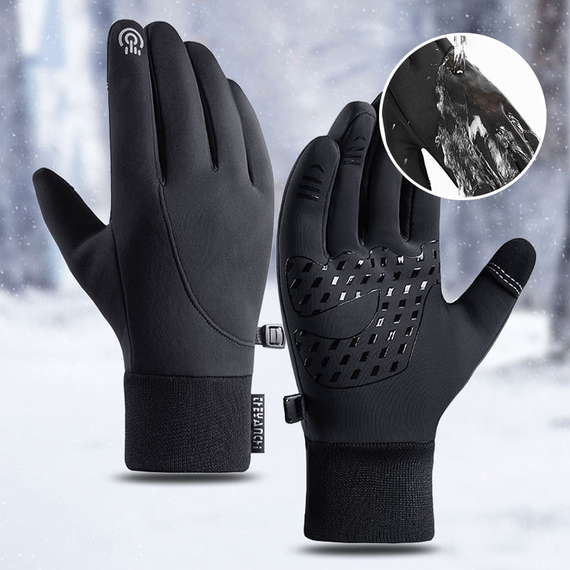 A pair of high-quality Arenzza thermal gloves designed for outdoor sports, featuring insulated fabric for warmth and comfort.