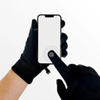 Arenzza thermal gloves for sports and outdoors, showing black high-quality insulated gloves designed to keep hands warm during cold weather.