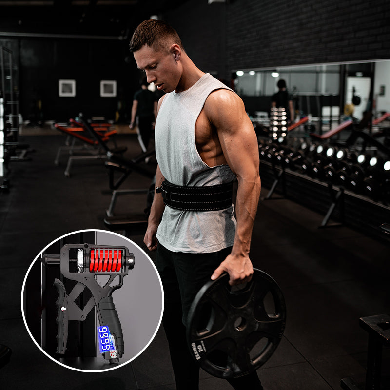 Arenzza adjustable resistance hand grip strengthener with textured handles for improved grip and exercise in sports and fitness routines.
