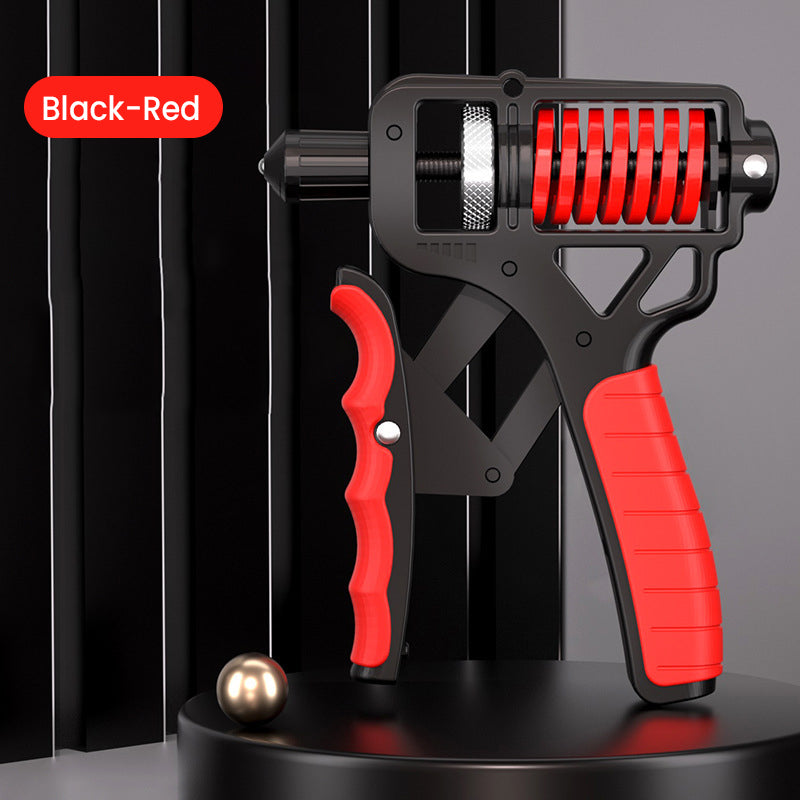Arenzza adjustable resistance hand grip strengthener with black and silver handles for sports and outdoor fitness training.