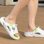 A pair of Arenzza lightweight non-slip slide sandals for sports and outdoors, featuring cushioned straps and textured soles.