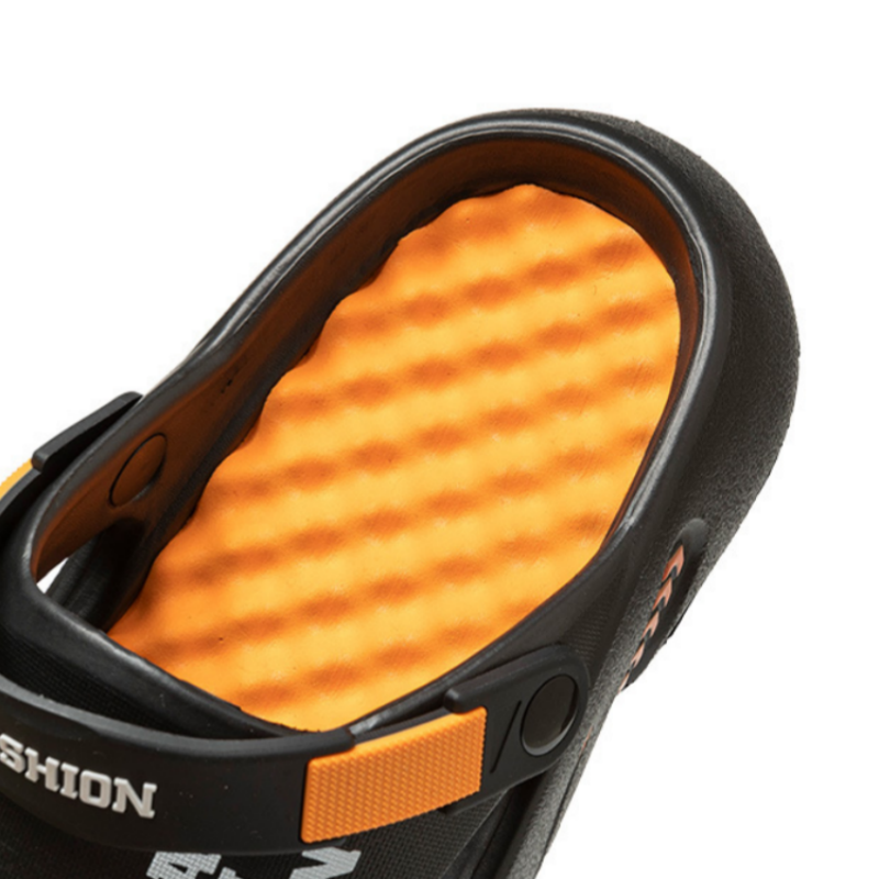 A pair of trendy lightweight non-slip slide sandals by Arenzza, suitable for sports and outdoor activities, shown on a neutral background.