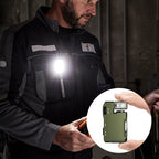 Arenzza portable mini flashlight with a rotatable head, compact design ideal for outdoor sports and activities.