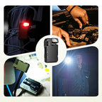 Arenzza portable mini flashlight with a rotatable head, compact design ideal for outdoor sports and outdoor activities.