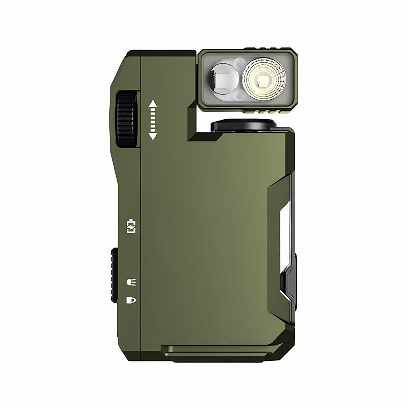 Arenzza portable mini flashlight with a rotatable head, compact design ideal for outdoor sports and outdoor activities.