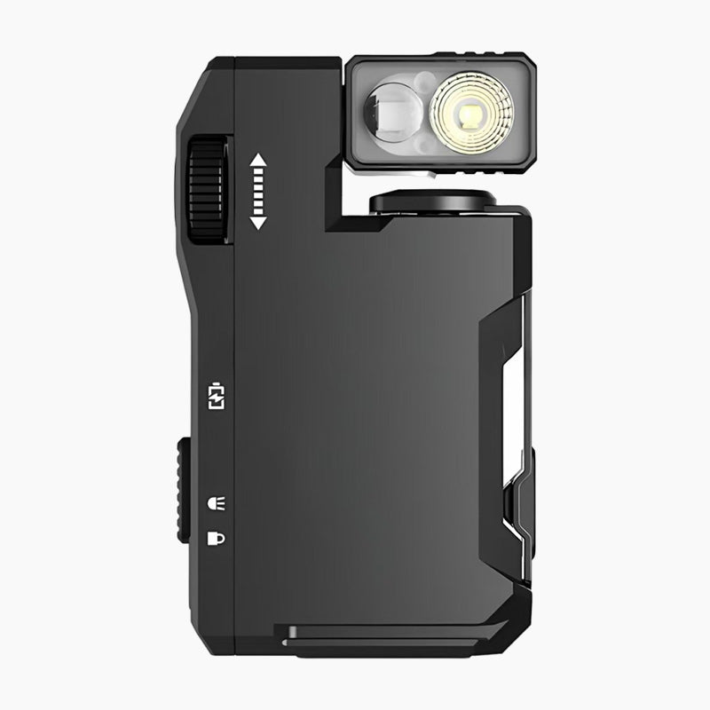 Arenzza portable mini flashlight with rotatable head, compact LED light for outdoor activities and sports use.