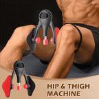 Arenzza adjustable hip and thigh machine for sports and fitness exercises, featuring padded straps and adjustable settings.