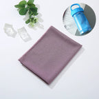 Arenzza absorbent quick-drying gym cooling towel displayed flat, showcasing its lightweight, soft fabric ideal for sports and outdoor activities.