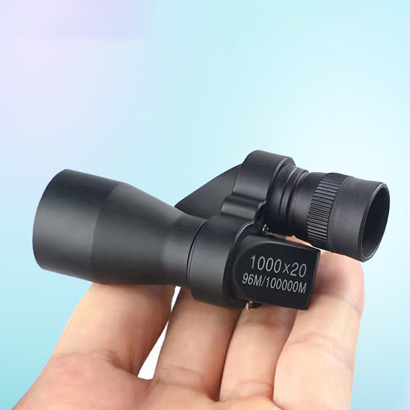 Arenzza mini pocket monocular with smartphone clip, compact outdoor binocular for all ages, ideal for exploring and outdoor adventures.