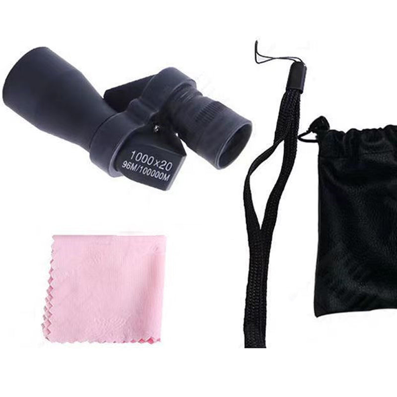 Arenzza mini pocket monocular with smartphone clip, compact 1000x20 outdoor binocular for exploring and outdoor activities.