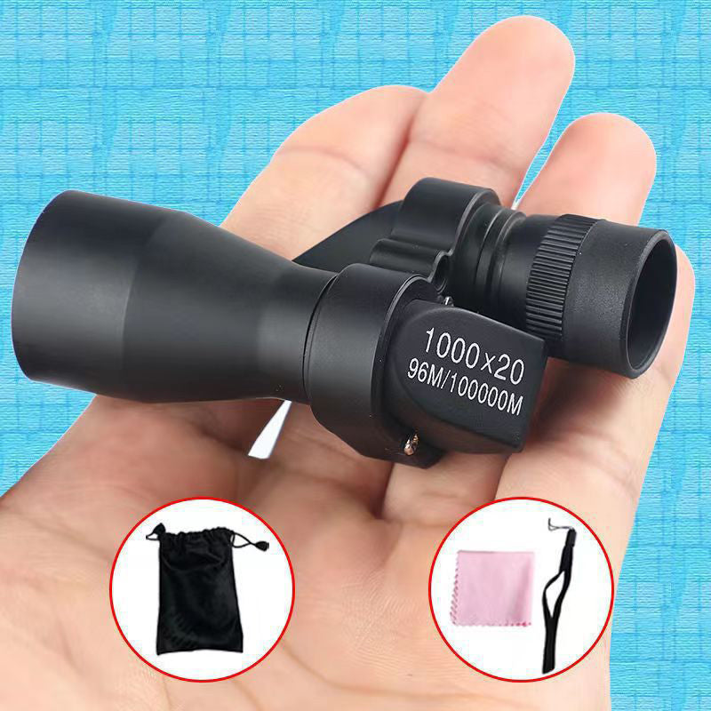 Arenzza Mini Pocket Monocular with smartphone clip, compact outdoor sports and outdoor exploration tool, 1000x20 zoom, for all ages.