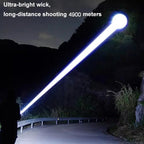 Arenzza super strong zoomable flashlight with adjustable focus, bright LED light, ideal for outdoor sports and camping activities.