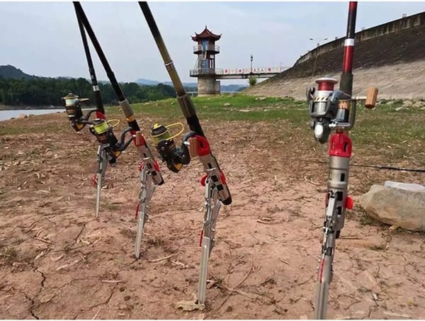 Arenzza automatic fishing rod holder for outdoor fishing, designed to secure rods during fishing trips.