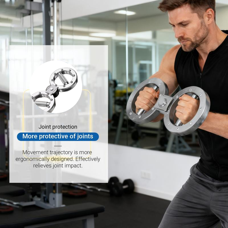 Arenzza adjustable arm and chest exerciser showing tension levels and compact design for home or office workouts.