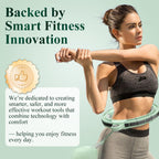 Arenzza Smart Fitness Hoop with Counter for effective exercise, featuring a cushioned hoop and digital counter for tracking workouts.