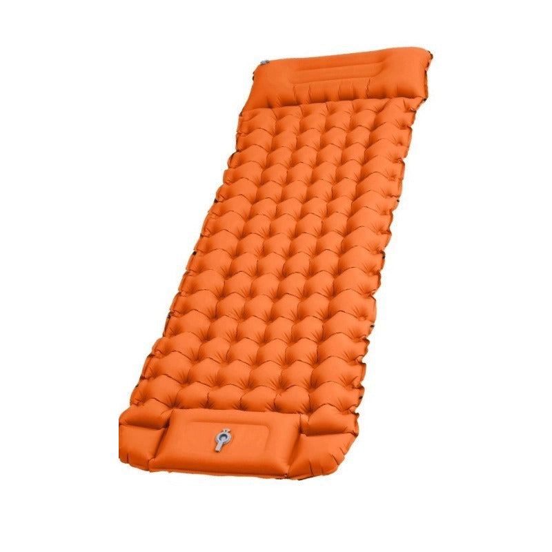 Aarenza lightweight portable air mattress for camping and outdoor use, shown inflated with a smooth surface and compact design.