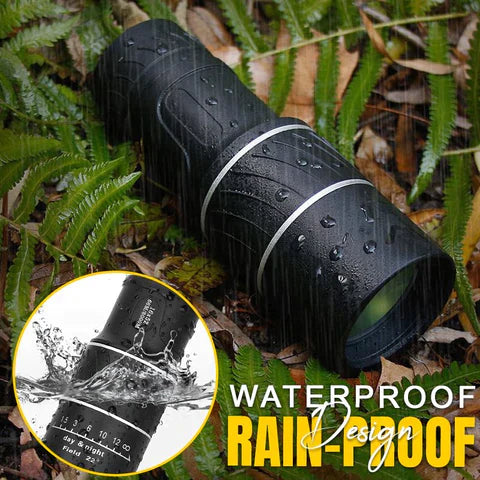 Arenzza professional bifocal monocular with 12x/24x zoom, HD night vision, compact design for travel and outdoor sports use.