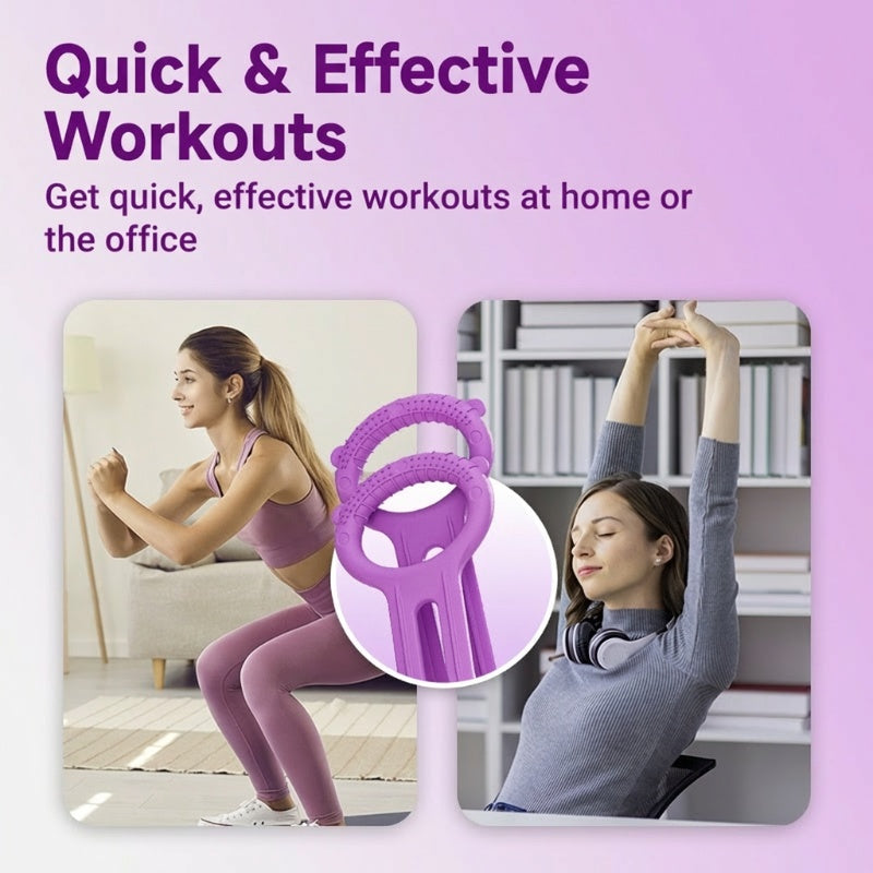 Arenzza full-body exercise resistance band for fitness and strength training, shown stretched and ready for workout use.