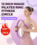 Arenzza Pilates Ring Personal Trainer for fitness, showing a blue exercise ring with padded handles on a white background.