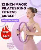 Arenzza Pilates Ring Personal Trainer for fitness, showing a blue exercise ring with padded handles on a white background.