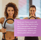 Arenzza Pilates Ring Personal Trainer for fitness, showing a purple exercise ring used for Pilates and strength training workouts.
