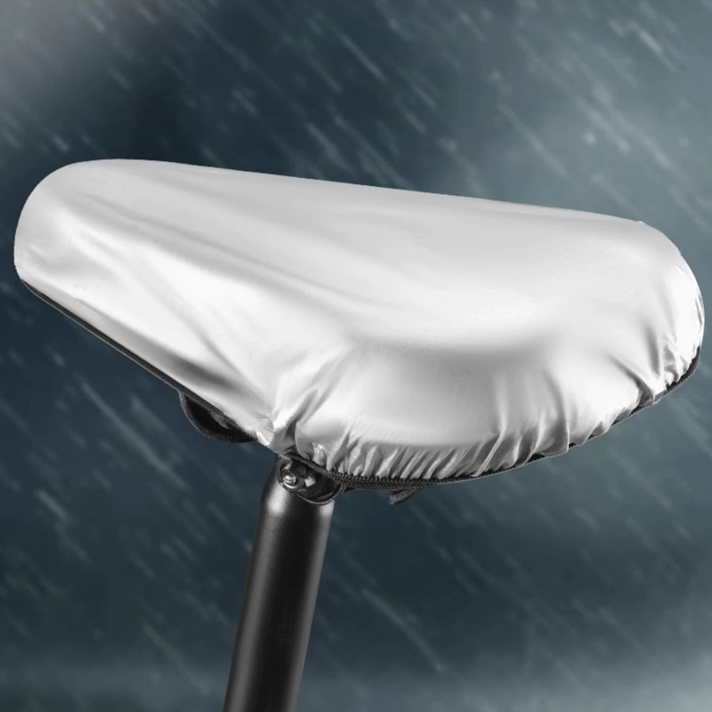 Arenzza high-elastic silicone bike saddle cover, stretchy and waterproof, designed to protect and improve comfort on bicycle seats.