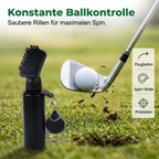 Arenzza golf club cleaning brush set with squeeze spray bottle and microfiber waffle towel, ideal for golf accessories and maintenance.