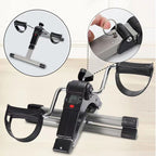 Arenzza mini folding pedal exerciser for under desk use, compact portable sports and outdoor fitness equipment with adjustable pedals.
