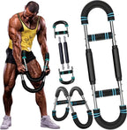 Arenzza adjustable spring arm trainer for sports and outdoor fitness, showing the sturdy metal spring and adjustable arm.