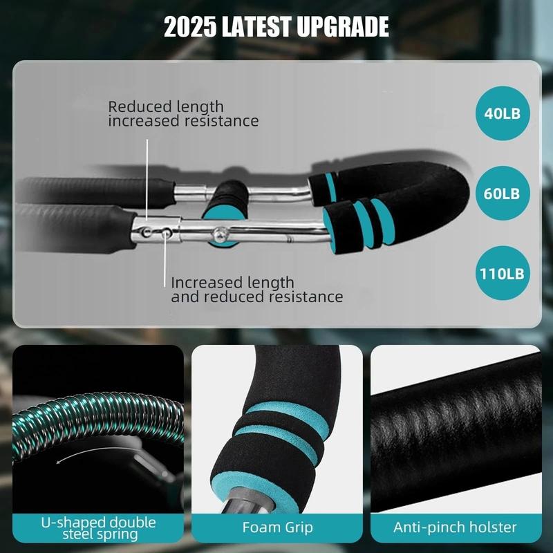 Arenzza adjustable spring arm trainer for sports and outdoor fitness, featuring a sturdy metal frame and adjustable arm for exercise.