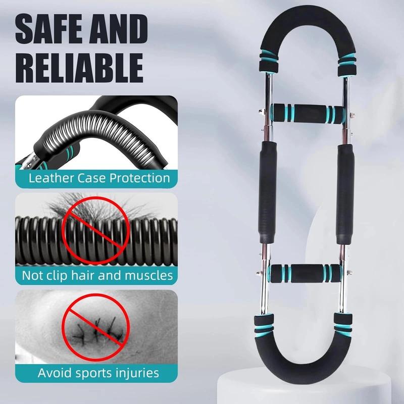 Arenzza adjustable spring arm trainer for sports and outdoor fitness, featuring a sturdy metal frame and adjustable resistance.