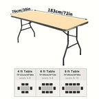 Arenzza fitted spandex table cover on a rectangular table, showcasing a sleek, snug fit ideal for sports and outdoor events.