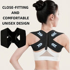 Aarenza back posture correction belt for men and women, worn around the waist for support during sports and outdoor activities.