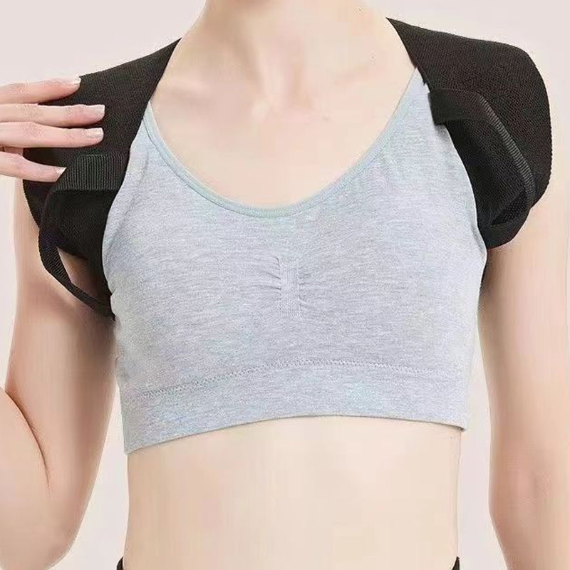 Arenzza back posture correction belt for men and women, sports and outdoors, showing adjustable straps and ergonomic design.