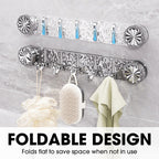 Aarenza wall-mounted hooks organizer with multiple stylish hooks for versatile storage and organization in home or office.