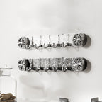 Arenzza multipurpose wall-mounted hooks organizer with multiple hooks for storage and organization on a sleek wall-mounted design.
