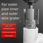 Arenzza water pipe threader tool with 1/2" and 3/4" internal and external threading for plumbing and garden use.