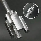 Arenzza water pipe threader tool for 1/2" and 3/4" pipes, with internal and external threading for plumbing applications.