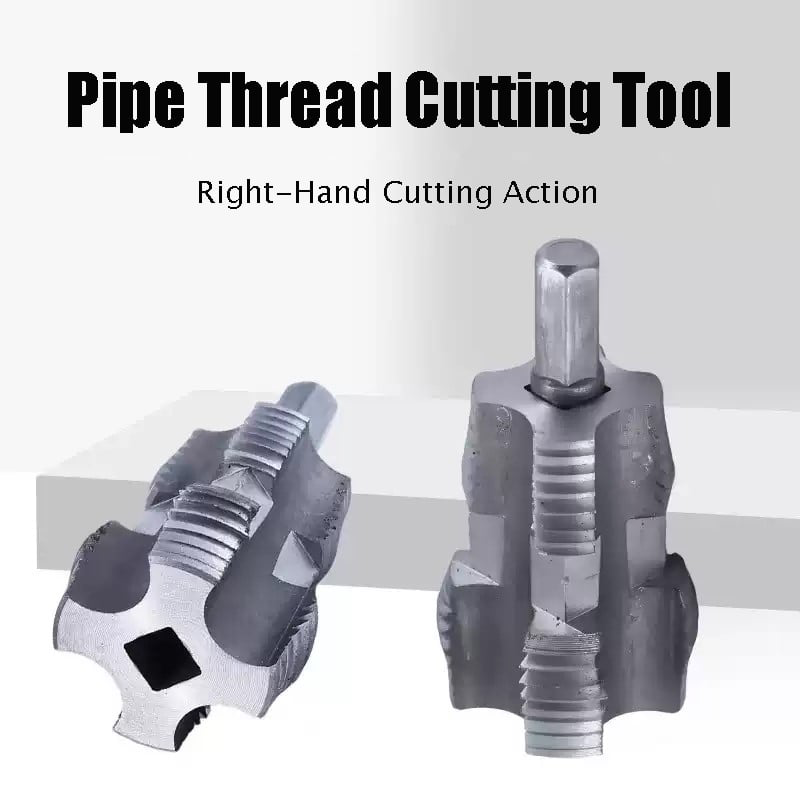 Arenzza tube thread cutting tool for plumbing, shown with sharp edges and handle, used for precise pipe threading in tools and garden projects.