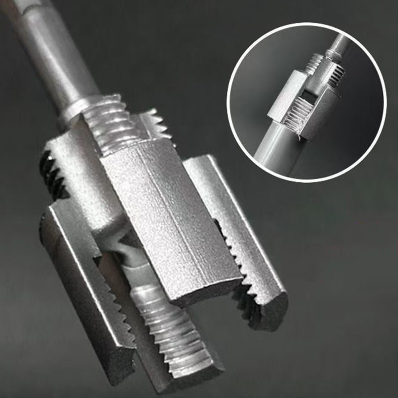 Arenzza tube thread cutting tool for plumbing, featuring a metal handle and cutting blades for threading pipes in tools and garden applications.