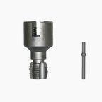 Arenzza tube thread cutting tool for tools and garden, showing the metal tool with threading features and ergonomic handle.